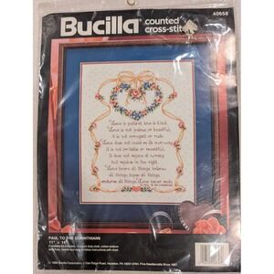 Bucilla Paul to the Corinthians Counted Cross Stitch Kit 11x14 New